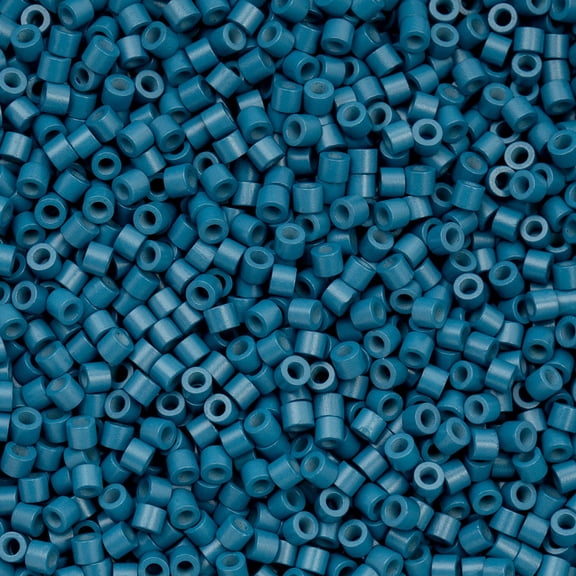 John Bead 25g Cylin Beads Opaque Denim Blue 11/0 Glass Bugle Seed Beads for Jewelry Bracelets Necklaces Earrings Making Embroidery Home Decor