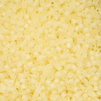 John Bead 25g Cylin Beads Yellow Matte Macaron AB 11/0 Glass Bugle Seed Beads for Jewelry Bracelets Necklaces Earrings Making Embroidery Home Decor