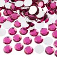 thumbnail image 1 of John Bead 400-Piece 12mm (SS50) | Fuchsia Acrylic Round Flat Back Rhinestones, 1 of 5