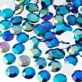 thumbnail image 1 of John Bead 400-Piece 12mm (SS50) | Royal Blue AB Acrylic Round Flat Back Rhinestones, 1 of 5