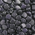 thumbnail image 1 of John Bead 50 Grams Czech Jet Metallic Suede Dark Purple Glass Ginkgo Leaf Beads | 23980-79022, 1 of 3