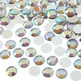 thumbnail image 1 of John Bead 500-Piece 10mm (SS45) | Crystal AB Acrylic Round Flat Back Rhinestones, 1 of 5