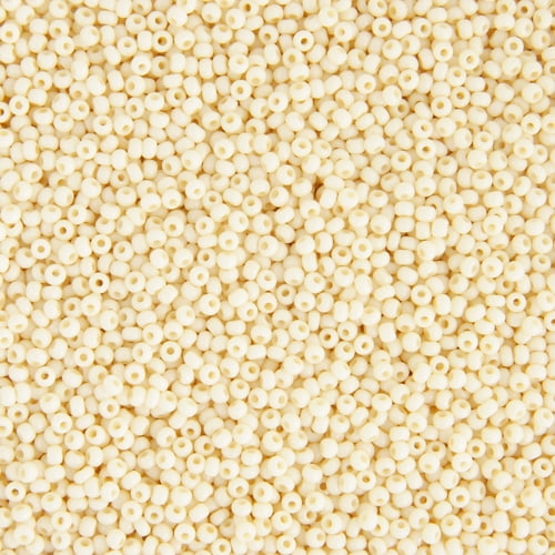 John Bead (500g) Czech Glass Seed Beads 10/0 Bone SOLGEL