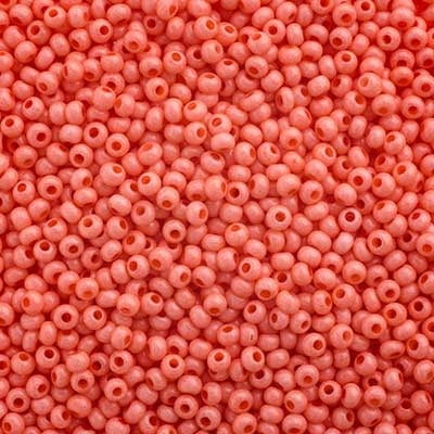 John Bead (500g) Czech Glass Seed Beads 10/0 Chalk Coraline SOLGEL