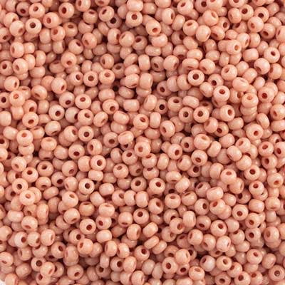 John Bead (500g) Czech Glass Seed Beads 10/0 Dyed Pink SOLGEL