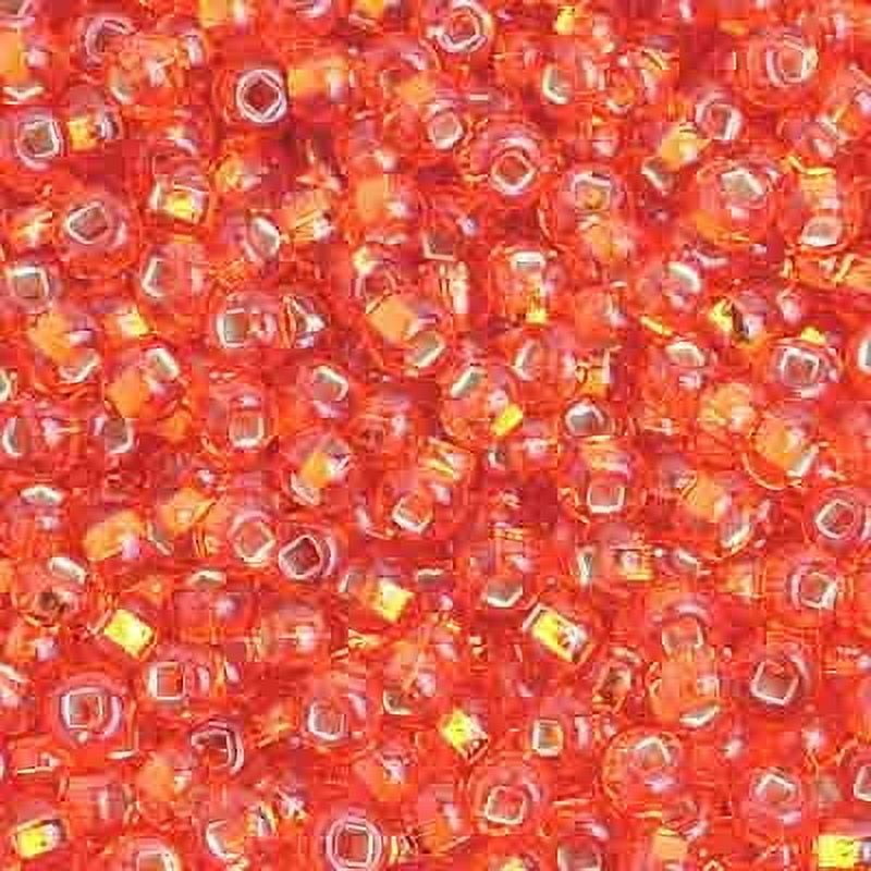 John Bead (500g) Czech Glass Seed Beads 8/0 Opaque Light Red