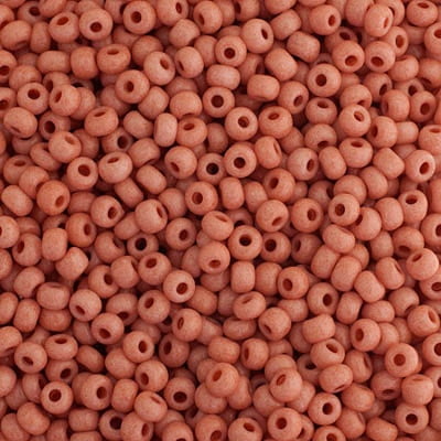 John Bead (500g) Czech Glass Seed Beads 8/0 Pink Dyed SOLGEL