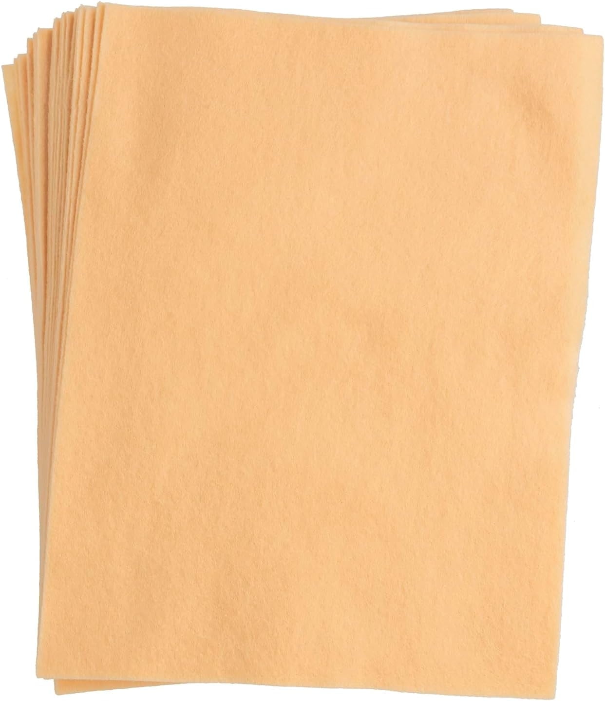 John Bead 9" x 12" Beige Acrylic Craft Felt Sheets, 25pcs