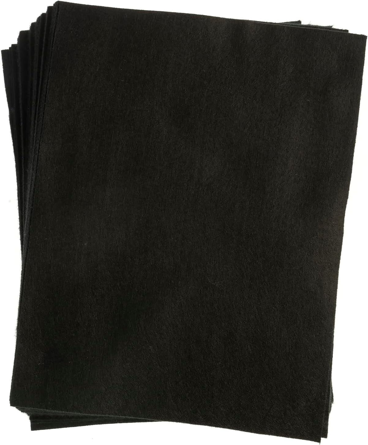 John Bead 9" x 12" Black Acrylic Craft Felt Sheets, 25pcs