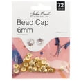 thumbnail image 1 of John Bead Bead Cap 6mm 72/Pkg-Gold, 1 of 2