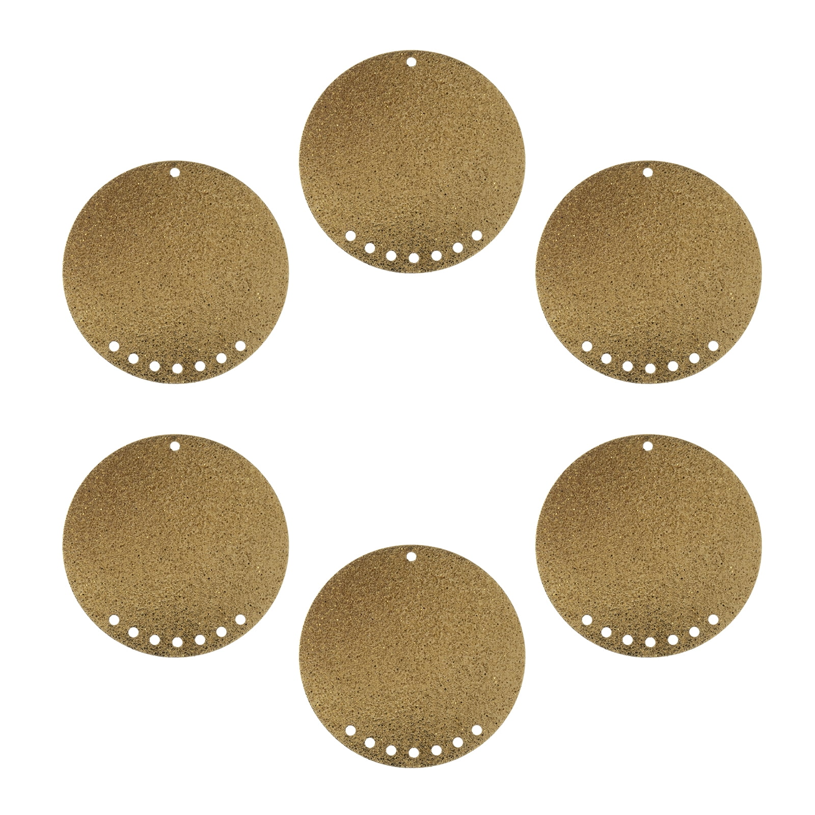 John Bead Beadwork Findings - Gold Circle, 8 holes, Pkg of 6 - Walmart.com