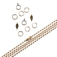 thumbnail image 1 of John Bead Chain & Finding Set 3mm Ball  Gold, 1 of 4