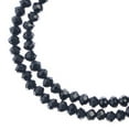 thumbnail image 1 of 110pcs Crystal Lane DIY Rondelle 7in 3x4mm Opaque Black 2 Strand glass bead for Jewelry Making, DIY Crafts & Decorations, 1 of 2