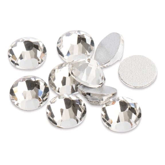 John Bead Crystal Lane Flat Back Rhinestones - Crystal, 4.7 mm, Package of 144