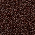 thumbnail image 1 of John Bead Czech Glass Seed Beads 10/0 (22g) Terra Intensive Dark Brown, 1 of 2