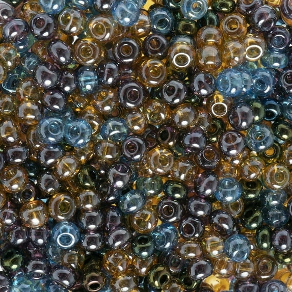 John Bead Czech Glass Seed Beads 6/0 (23g) Moonstone Mix Bead