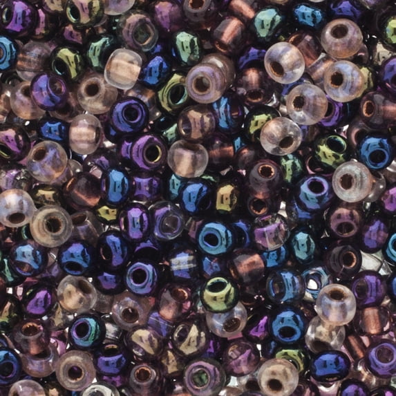 John Bead Czech Glass Seed Beads 6/0 (24g) Greek Marble Mix