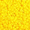 thumbnail image 1 of John Bead Czech Glass Seed Beads 6/0 (500g) Opaque Gold Yellow Bead, 1 of 2