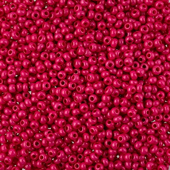 John Bead Czech Glass Seed Beads 8/0 (22g) Terra Intensive Rose