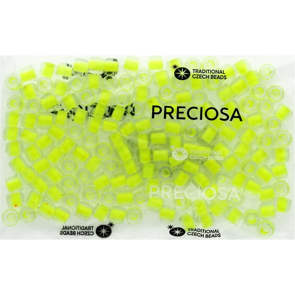 John Bead Czech Rola Bead 7.7mm Trans Crys/NYel L
