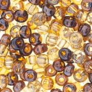 John Bead Czech Seed Bead 2/0 Topaz Luster Mix