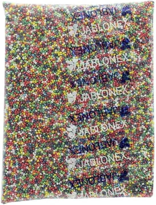 John Bead Czech Seed Beads 10/0 OP Multi Luster