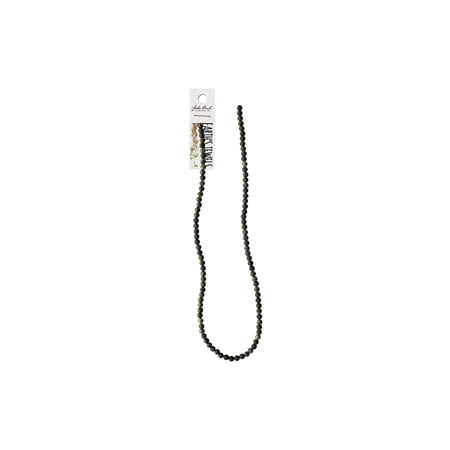 John Bead EJ SP 16" 4mm Rnd Pyrite