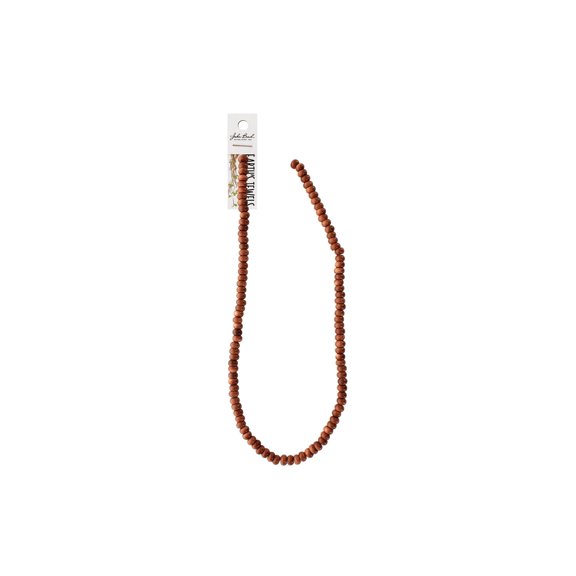 John Bead EJ SP 16" 4x6mm Rondelle Gold Sand