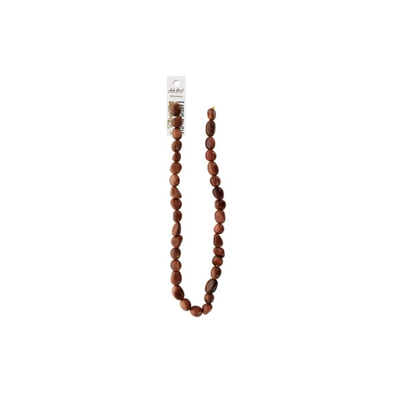John Bead EJ SP 16" 8-15mm Irreg Gold Sandstone