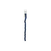 John Bead Earths Jewels Lava Stone Bead Strand - Starry Night, 8 mm, 8 Strand