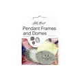 thumbnail image 1 of John Bead MHF Pendant Frame Oval 24x32mm A Slv 3pc, 1 of 6