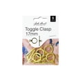 thumbnail image 1 of John Bead MHF Toggle Clasp 17mm Gold 5pc, 1 of 7