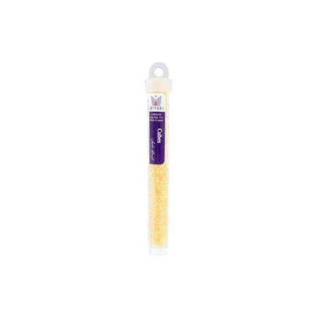 John Bead Miyuki Cube Beads 1.8mm AB Trans Lt Topz