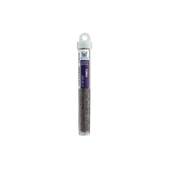 John Bead Miyuki Cube Beads 1.8mm Trans Dk Topaz M