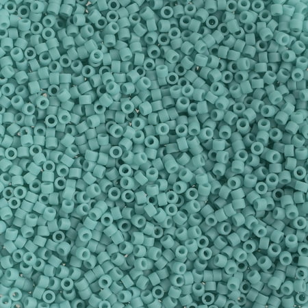 John Bead Miyuki Delica 11/0 Rnd Turq Green