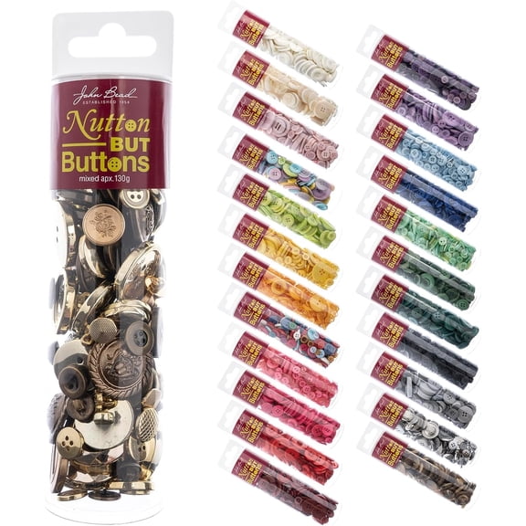 John Bead Nutton But Button Resin 130g Gold