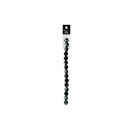 John Bead Preciosa 5" Strd Rnd 8mm Hematite HC