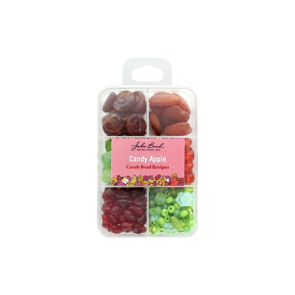 John Bead Recipe Box Bead Candy Apple