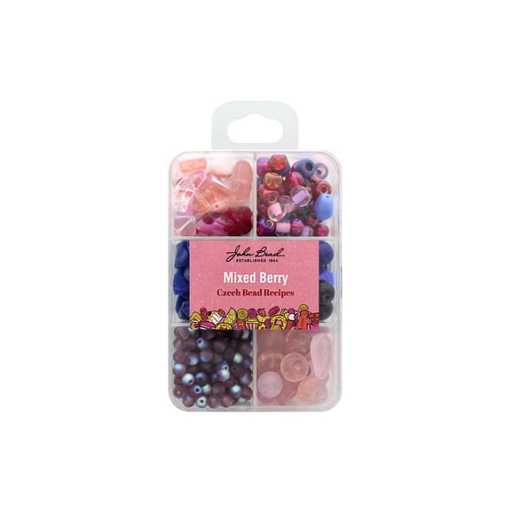 John Bead Recipe Box Bead Mixed Berry