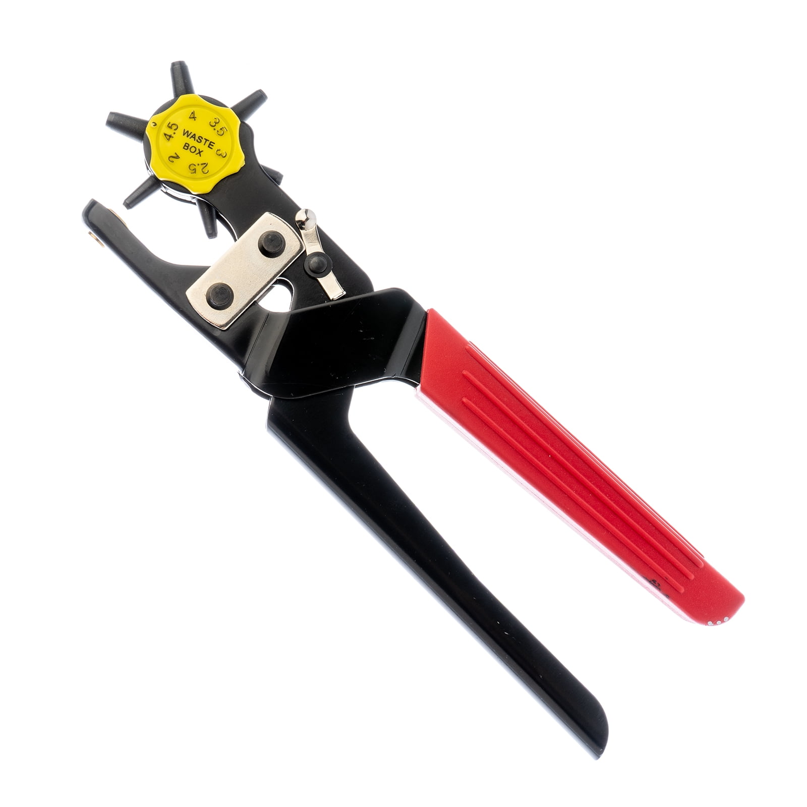 John Bead Revolving Deluxe Leather Hole Punch for Belt (2-4.5mm Hole Diameter)
