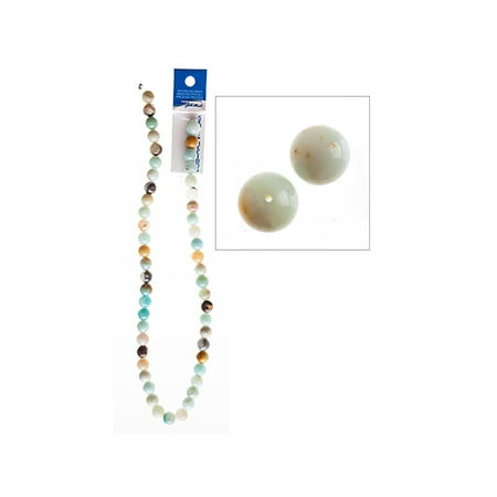 John Bead SP 16" Amazonite 8mm Round