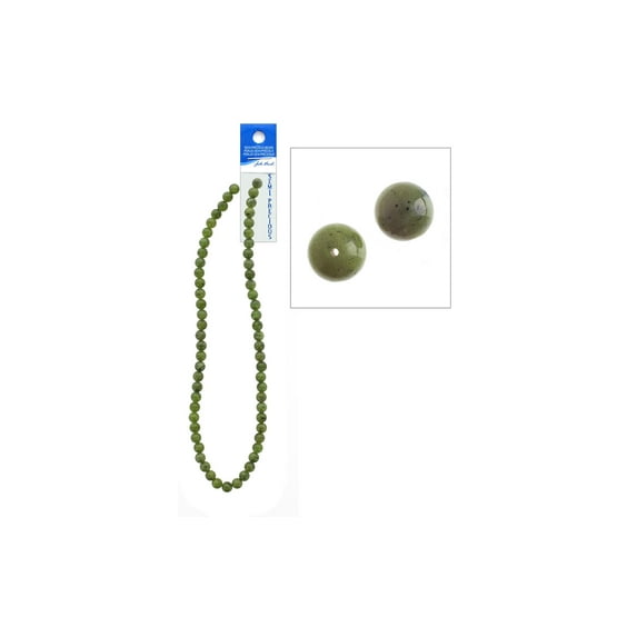 John Bead SP 16" Jade Canadian 6mm Ntrl