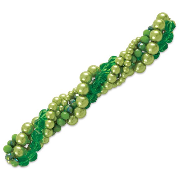 John Bead Twisted Crystal Bead Strands - Zinnia