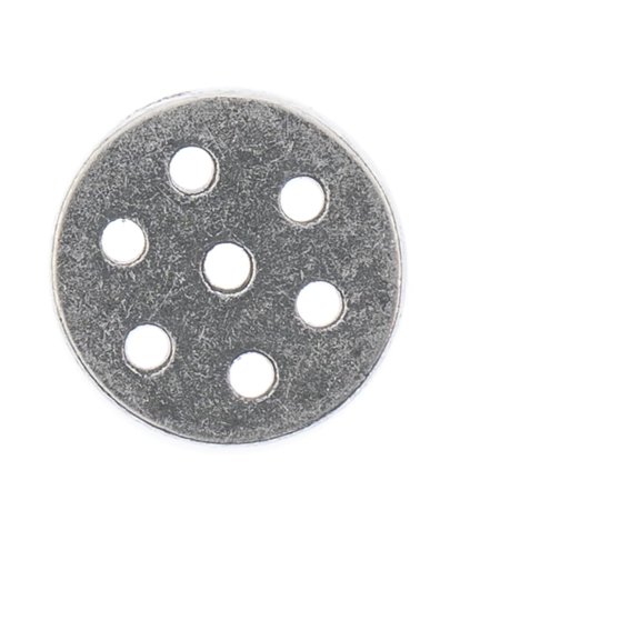 John Bead™ Wickes Fringe 8mm Antique Pewter Spacer Discs, 6pcs