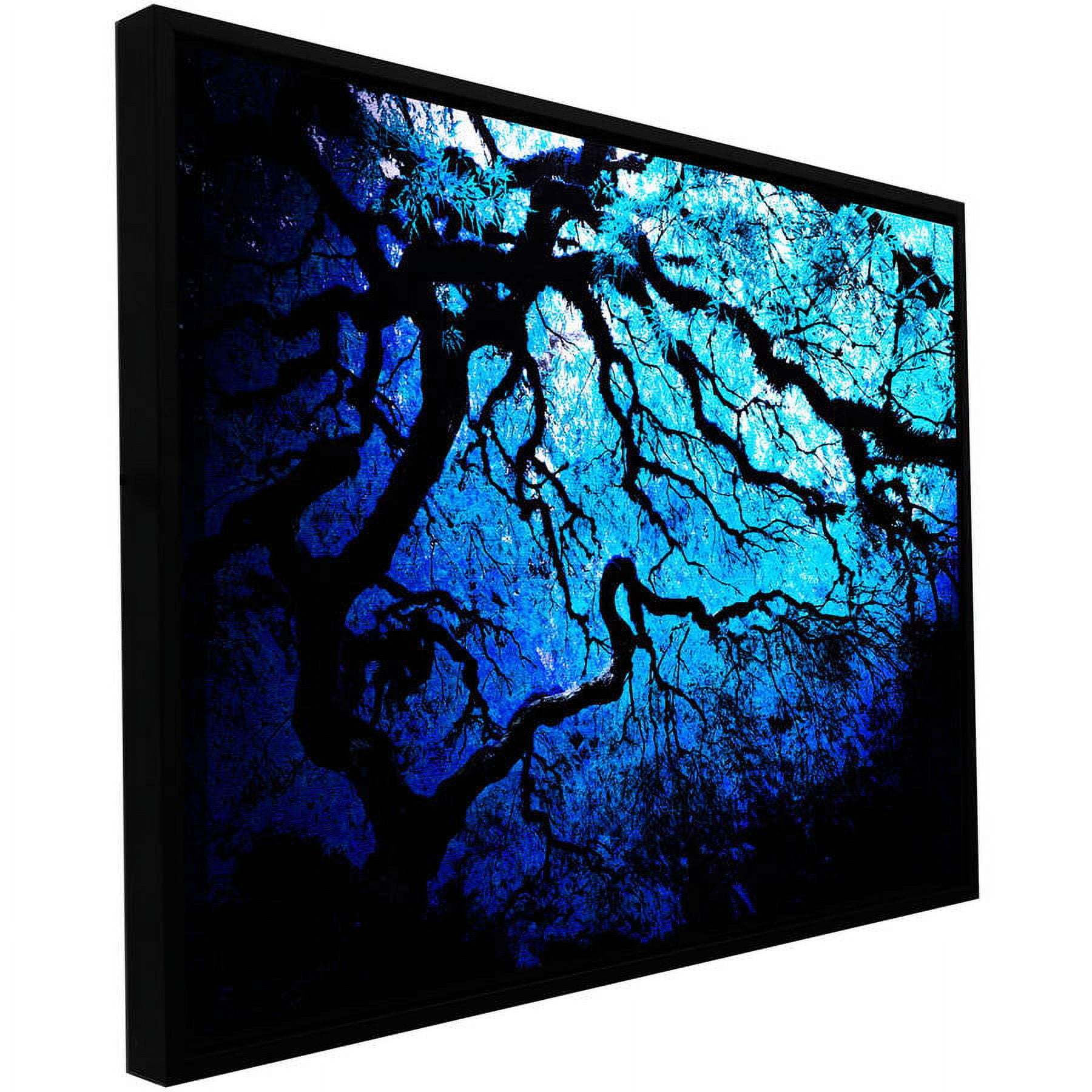 John Black "Japanese Ice Tree" Floater-Framed Gallery-Wrapped Canvas