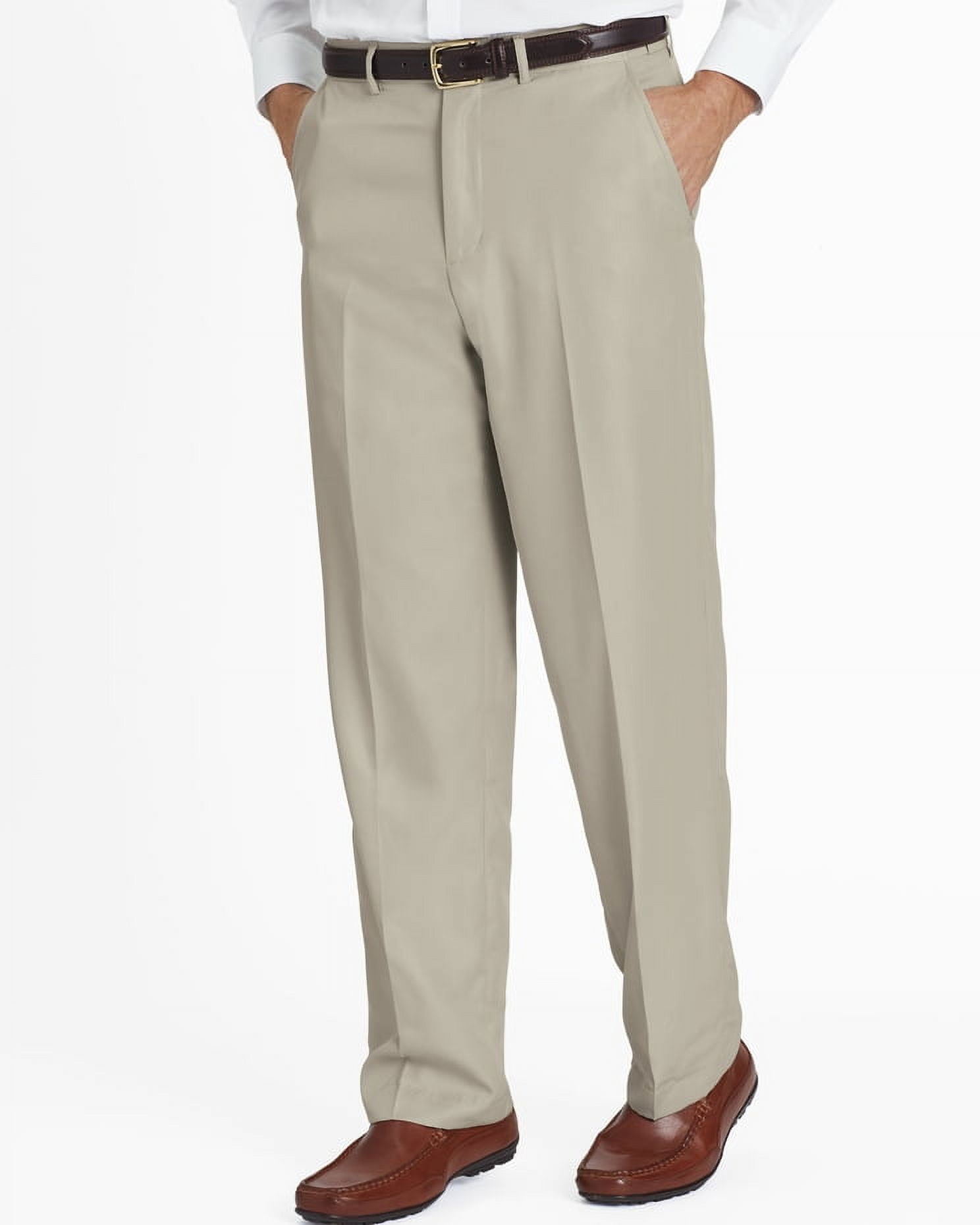 Blair Mens John Blair AdjustABand® RelaxedFit Microfiber Pants
