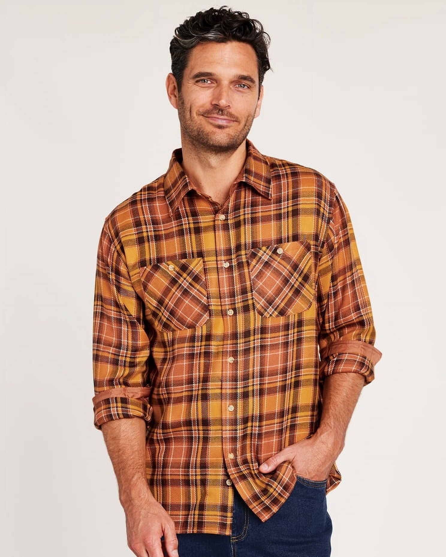 John Blair Classic Flannel Shirt