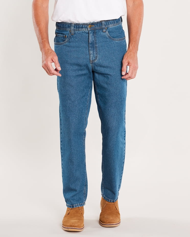 Blair Mens John Blair® Classics RelaxedFit FullElastic Jeans