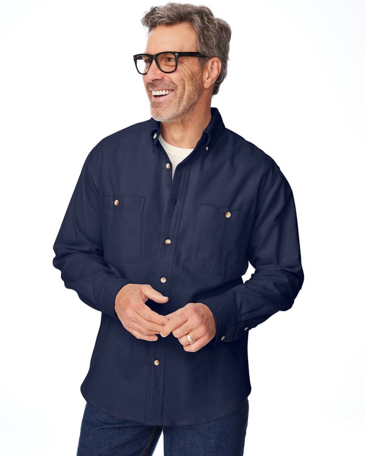 Blair Mens John Blair Cotton Chamois Shirt - Walmart.com