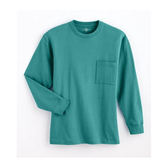 Blair Mens John Blair Everyday Jersey Knit Long-Sleeve Pocket Tee